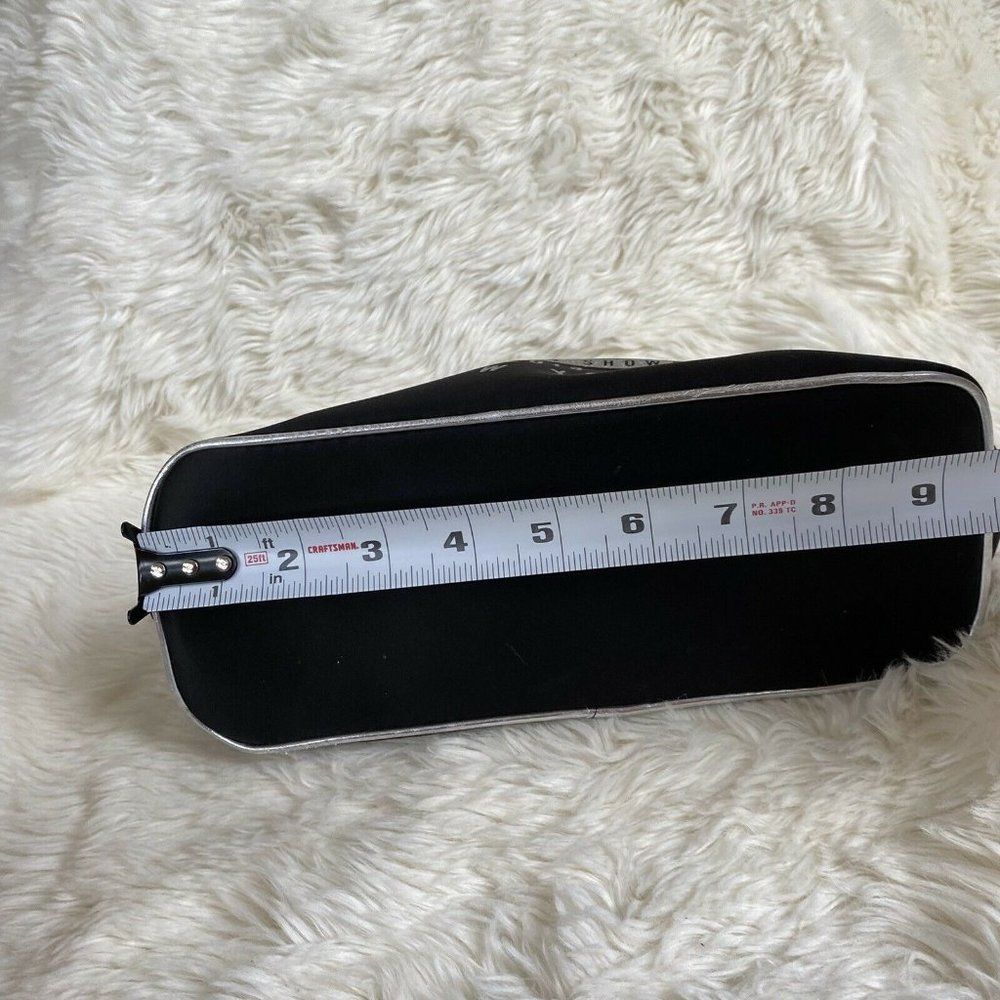 Victoria's Secret Pouch Fashion Show 2013 Cosmetic Organizer Case Black Bag VS - Picture 8 of 10